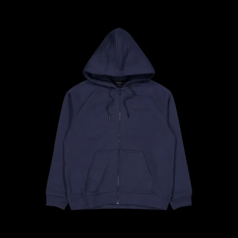 Discount Peak Performance W Original Small Logo Zip Blue Shadow Blå