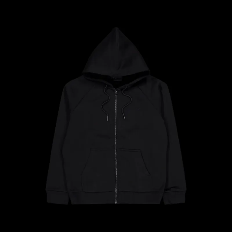 Best Peak Performance W Original Small Logo Zip Black Svart