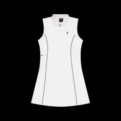 Peak Performance W Pique Dress White Vit Sale
