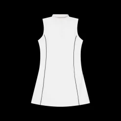 Peak Performance W Pique Dress White Vit Sale