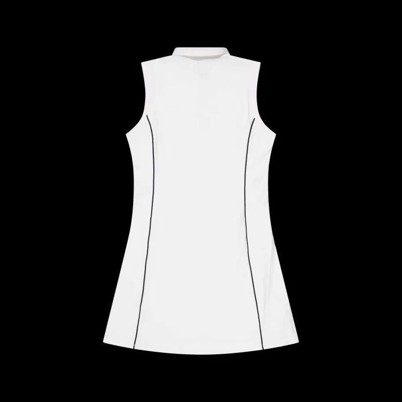 Peak Performance W Pique Dress White Vit Sale