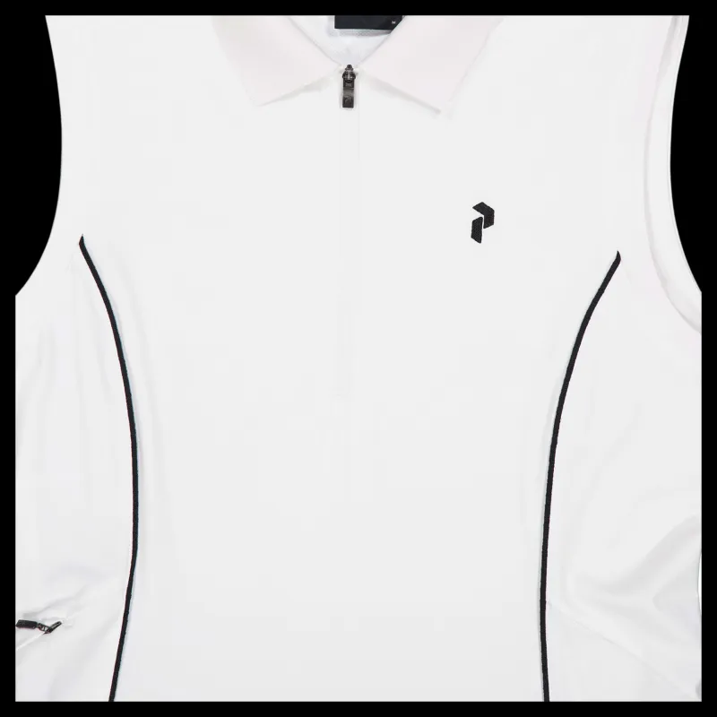 Peak Performance W Pique Dress White Vit Sale