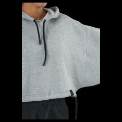 adidas W Pr Hoodie Rlx Fleece Medium Grey Heather Grå New