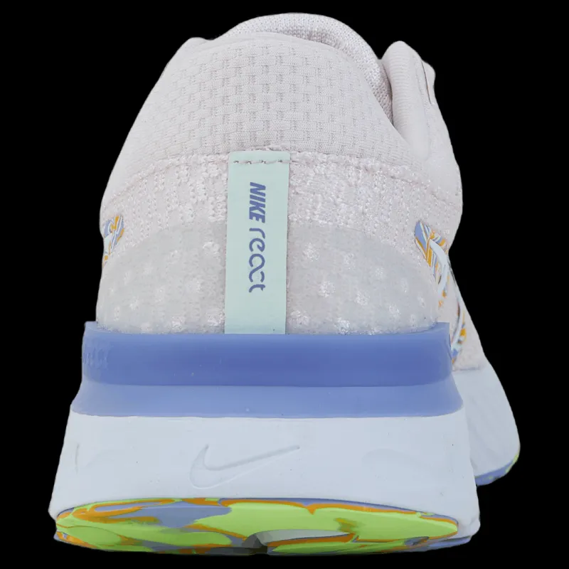 Nike W React Infinity Run Fk 3 Prm Light Soft Pink/white-universi Vit och Rosa New