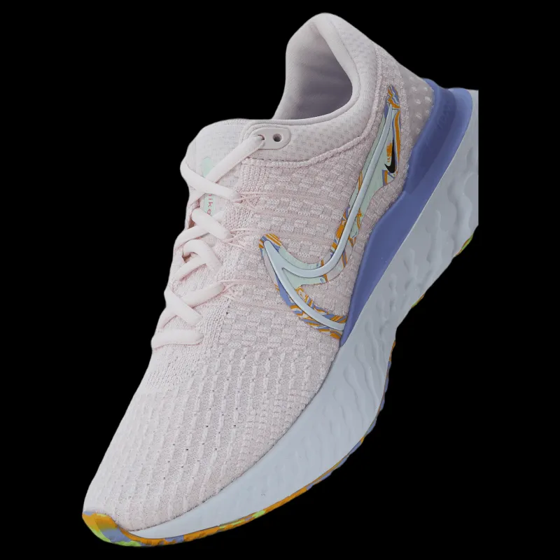 Nike W React Infinity Run Fk 3 Prm Light Soft Pink/white-universi Vit och Rosa New