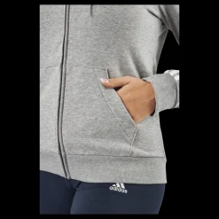 adidas W 3s Ft Fz Hd Mgreyh/white Grå Discount