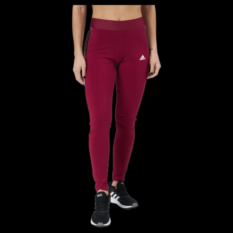 Clearance adidas W 3s Leg Legacy Burgundy/white Röd