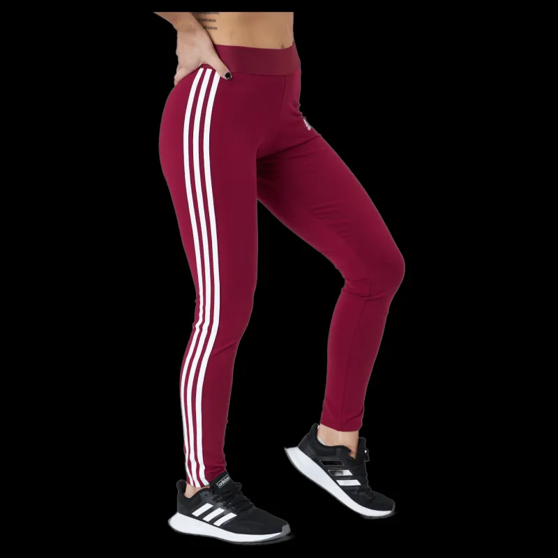 Clearance adidas W 3s Leg Legacy Burgundy/white Röd