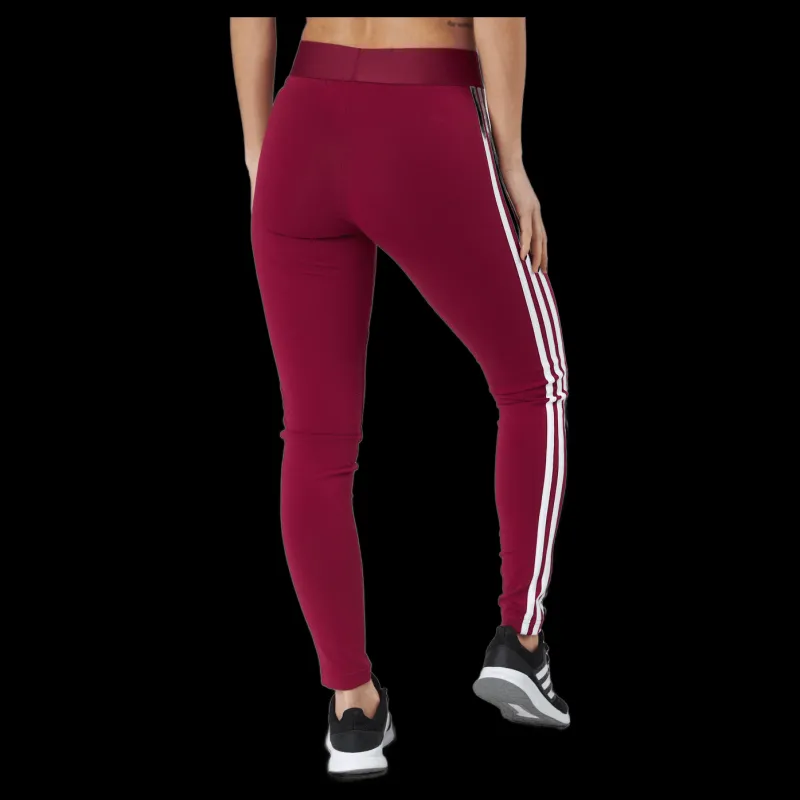Clearance adidas W 3s Leg Legacy Burgundy/white Röd