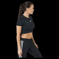 Sale adidas W Sml Fit T Black/white Svart