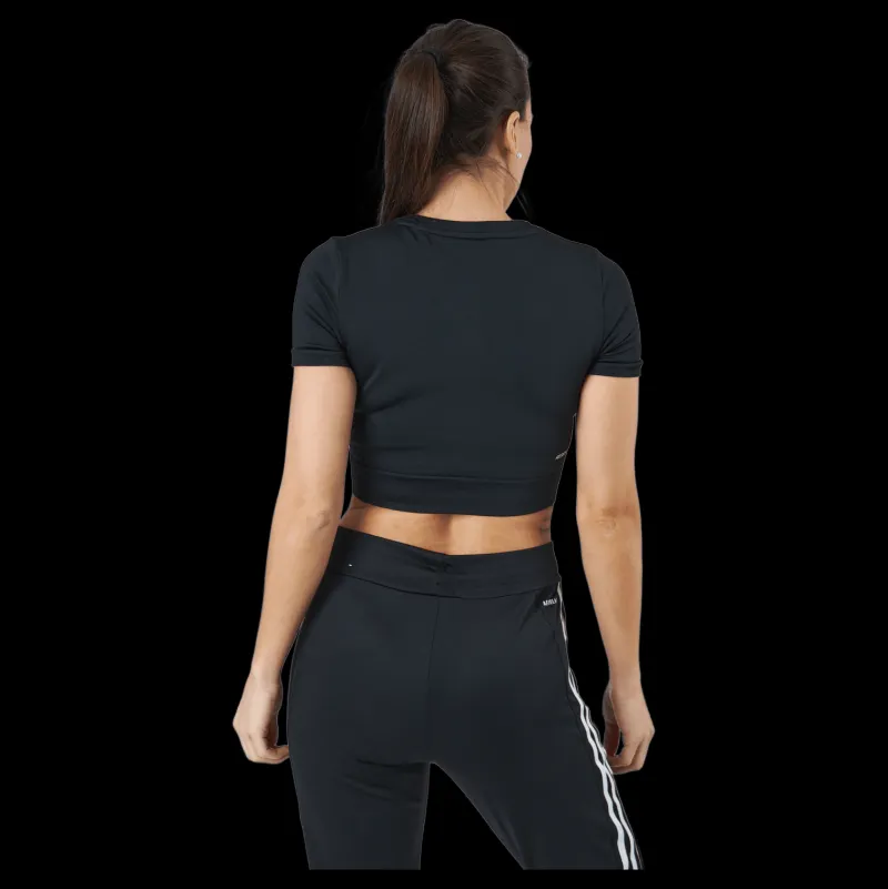 Sale adidas W Sml Fit T Black/white Svart