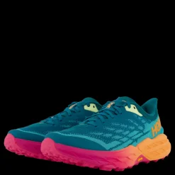 New Hoka W Speedgoat 5 Deep Lake / Ceramic Blå