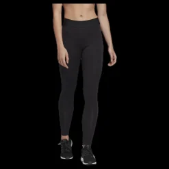adidas W Stacked Logo Cotton Tights Black / White Svart Discount