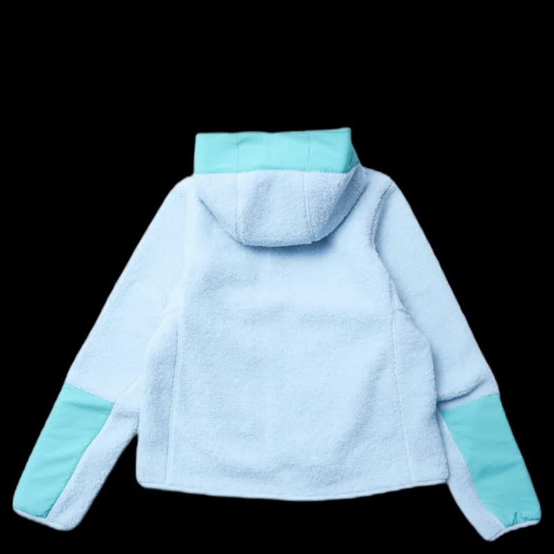 Outlet adidas W Terrex Sherpa Fullzip Fleece Acid Mint / Halo Blue Blå