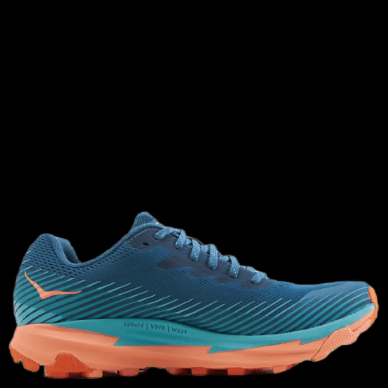 Hoka W Torrent 2 Real Teal / Cantaloupe Blå Discount