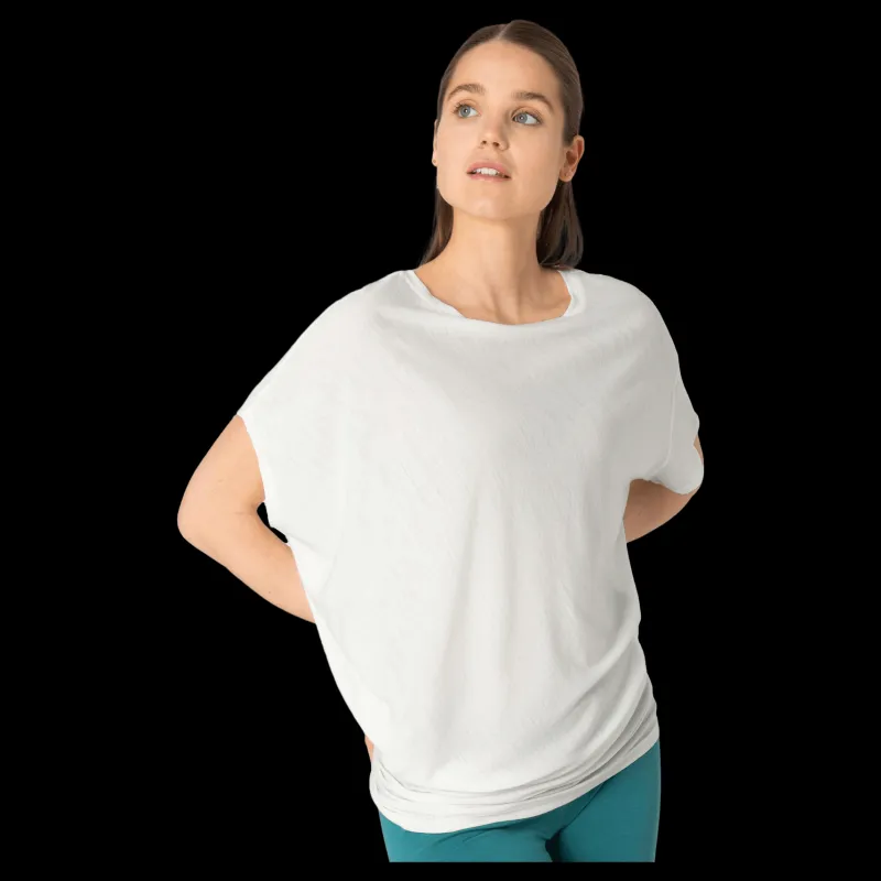 Super.Natural W Yoga Loose Tee White Vit