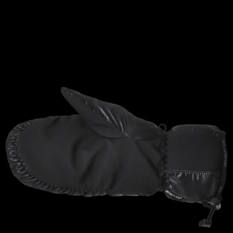Discount Whistler Walkom Down Mitten Black Svart
