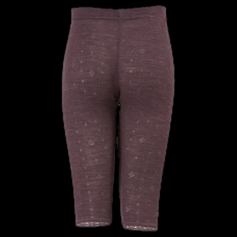 Name It Wang Wool Needle Legging Grey Grå Clearance