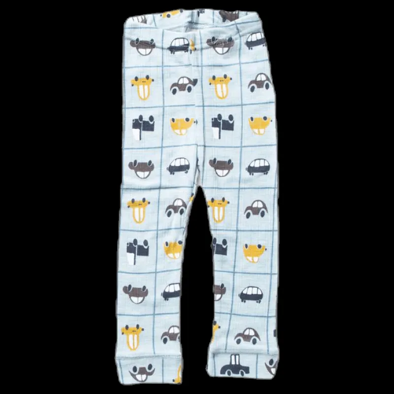 Name It Wang Wool Needle Longjohn Xix Blue Blå Best