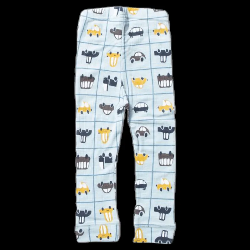 Name It Wang Wool Needle Longjohn Xix Blue Blå Best
