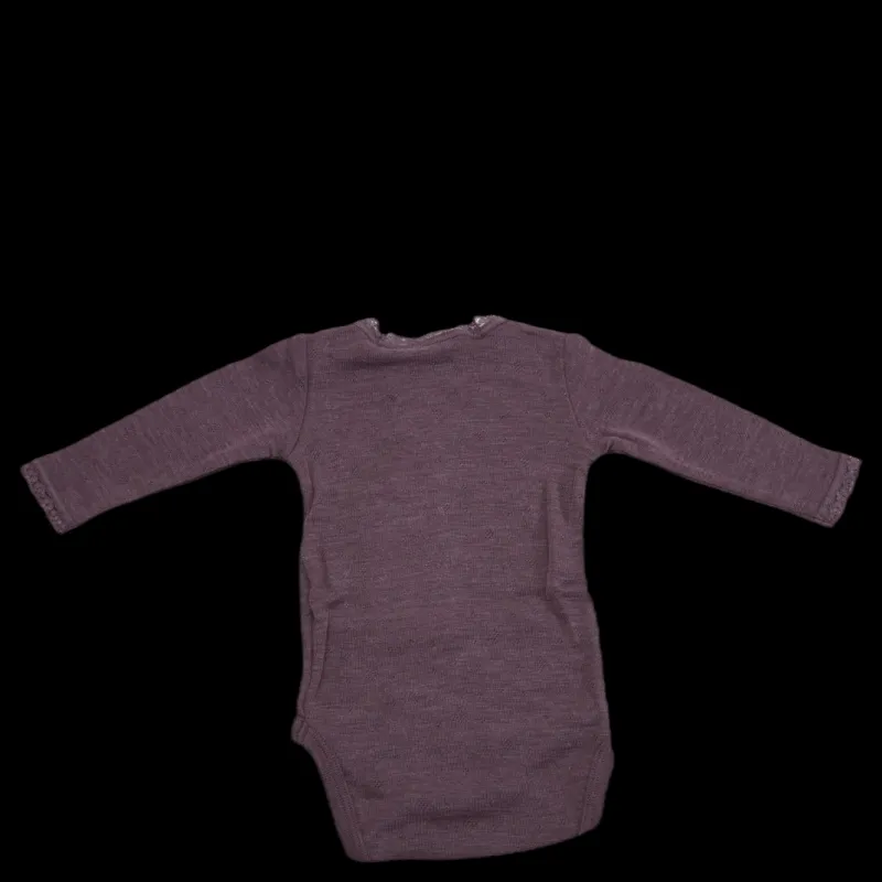 Name It Wang Wool Needle Ls Body Grey Grå Hot