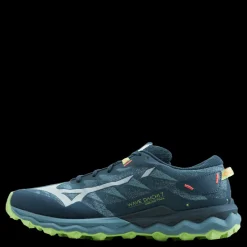 New Mizuno Wave Daichi 7 Orion Blue/misty Blue/neo Lime Blå
