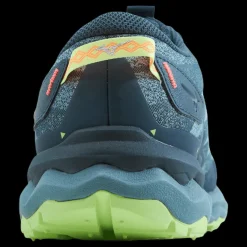 New Mizuno Wave Daichi 7 Orion Blue/misty Blue/neo Lime Blå