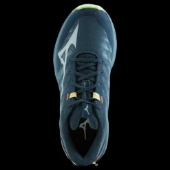 New Mizuno Wave Daichi 7 Orion Blue/misty Blue/neo Lime Blå