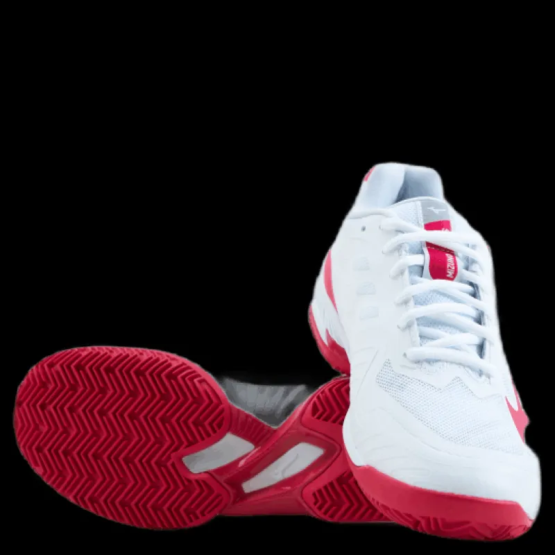 Discount Mizuno Wave Exceed Sl 2 Cc W White / Rose Red / Nimbus Clou Flerfärgad