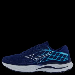 Clearance Mizuno Wave Inspire 20 Estate Blue/white/river Blue Blå