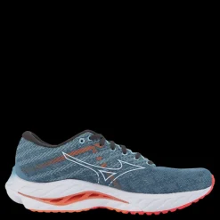 Mizuno Wave Inspire 19 Provincial Blue/white/light Or Blå och Vit Clearance