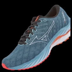 Mizuno Wave Inspire 19 Provincial Blue/white/light Or Blå och Vit Clearance