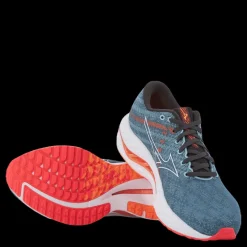 Mizuno Wave Inspire 19 Provincial Blue/white/light Or Blå och Vit Clearance
