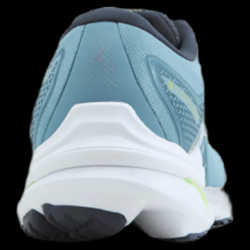 Mizuno Wave Inspire 18 Smoke Blue/white/neon Flame Blå Hot