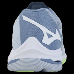 Mizuno Wave Lightning Z7 W Heather/white/neo Lime Blå Sale