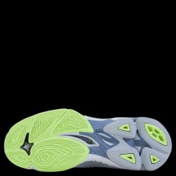 Mizuno Wave Lightning Z7 W Heather/white/neo Lime Blå Sale