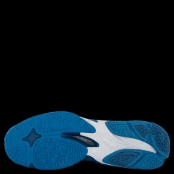 Discount Mizuno Wave Lightning Z8(u) White/moroccan Blue/silver Blå och Vit