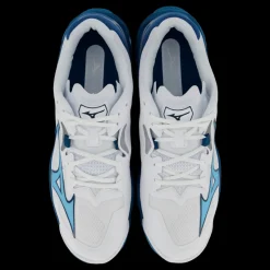 Discount Mizuno Wave Lightning Z8(u) White/moroccan Blue/silver Blå och Vit