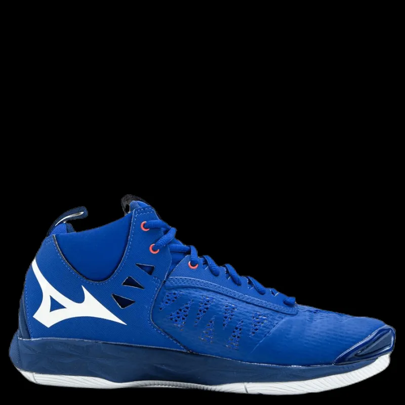 Sale Mizuno Wave Momentum Mid Blue/Pink Blå