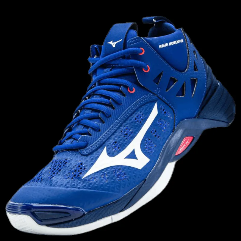 Sale Mizuno Wave Momentum Mid Blue/Pink Blå