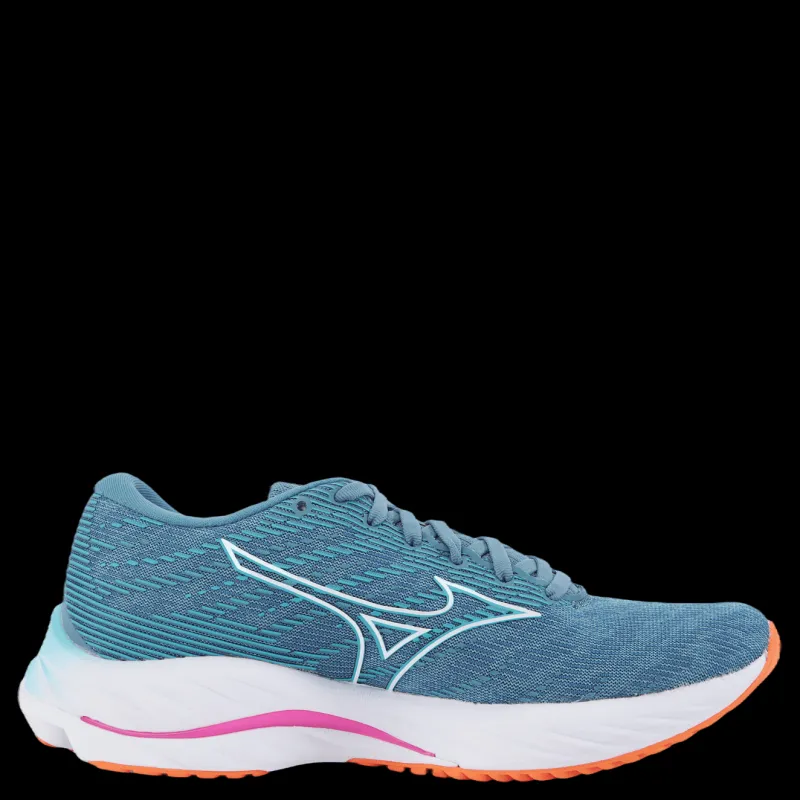 Online Mizuno Wave Rider 26 Antigua Sand/white/light Orang Blå