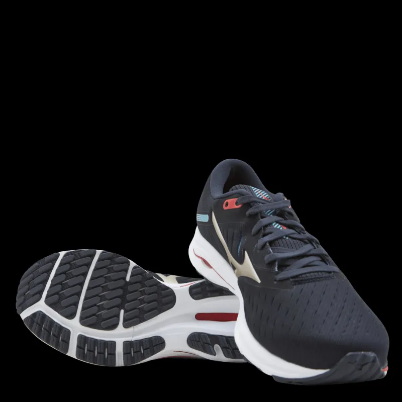 Mizuno Wave Rider 24 Blue/Grey/Red Blå, Grå och Röd Outlet