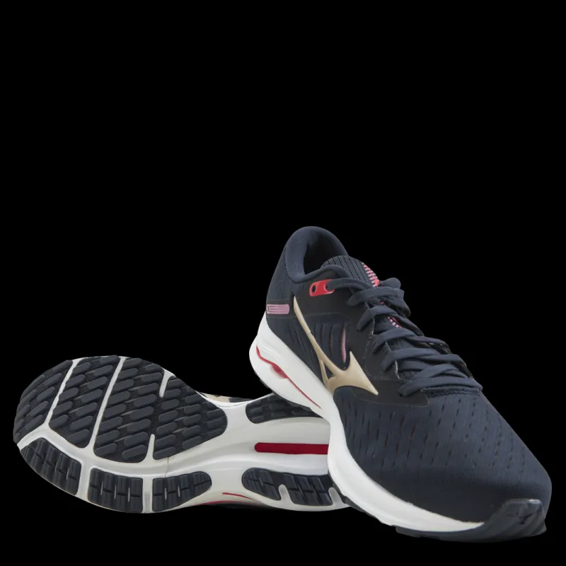 Mizuno Wave Rider 24 Blue/Purple/Gold Flerfärgad Best