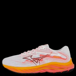 Best Mizuno Wave Rider 27 W White/black/dubarry Flerfärgad