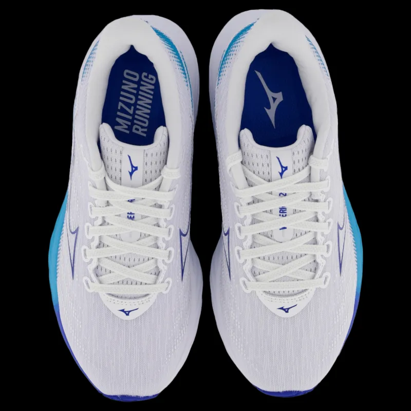 Mizuno Wave Rider 28 W White/mugen Blue/river Blue Blå och Vit Sale