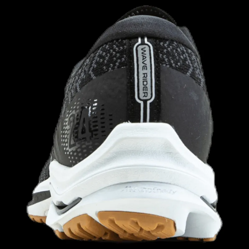 Online Mizuno Wave Rider 24 Waveknit Black Svart