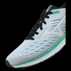 Mizuno Wave Rider 24 White/Green Flerfärgad Online