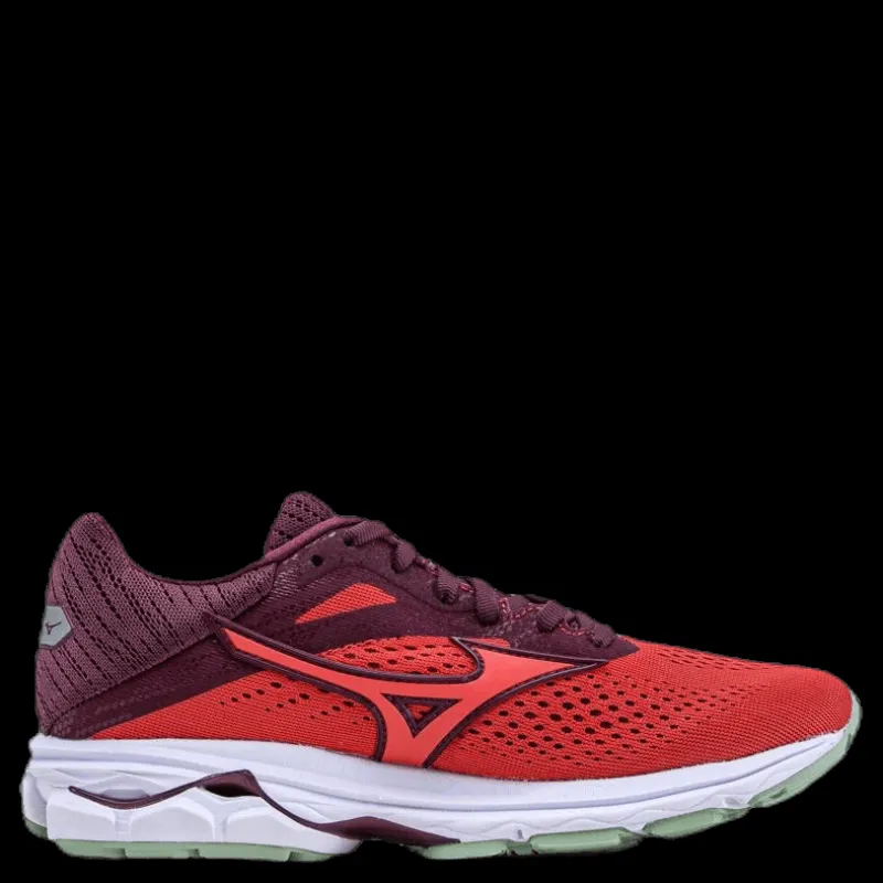Clearance Mizuno Wave Rider 23 White/Red Vit och Röd