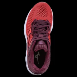 Clearance Mizuno Wave Rider 23 White/Red Vit och Röd
