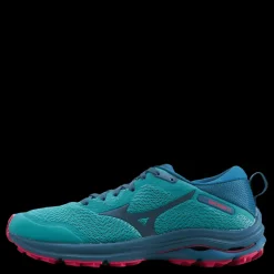 Mizuno Wave Rider Tt W Lagoon/moroccan Blue/pink Peac Turkos Discount